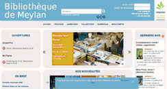 Desktop Screenshot of meylan-bibliotheque.fr